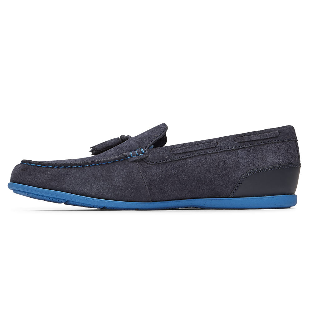 Rockport Loafers Herre Blå - Malcom Tassel - JVAZ37651